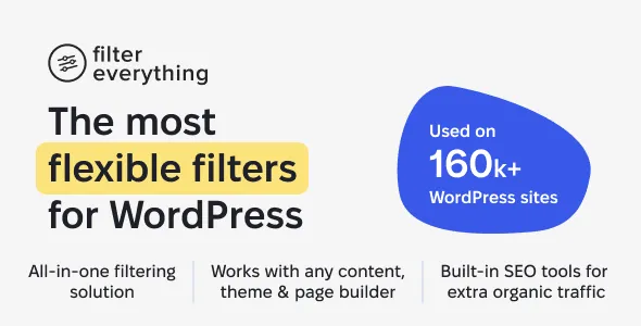 Filter Everything 1.9.5 – WordPress WooCommerce 产品过滤器 – Woo商