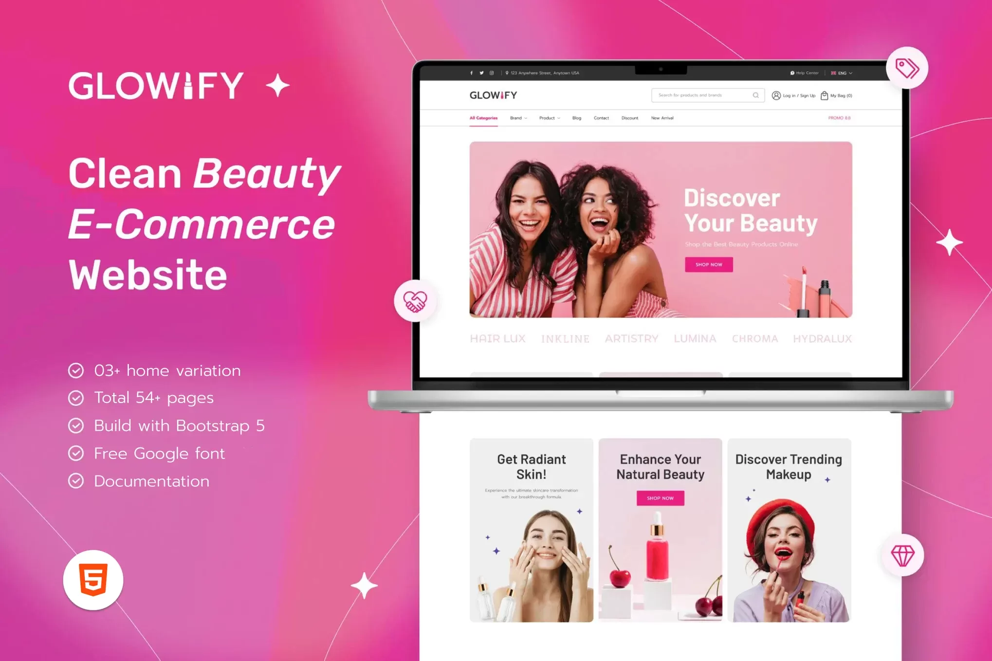 Glowify – 美妆电商<a href=