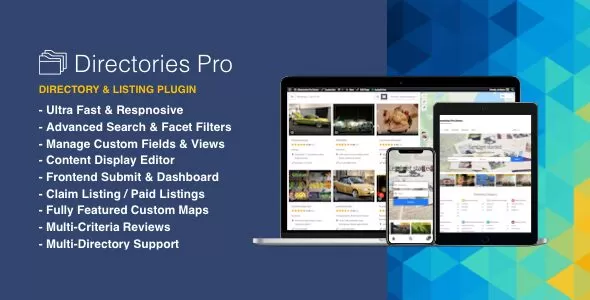 Directories Pro 2.0.24 – WordPress目录列表插件,分类信息站