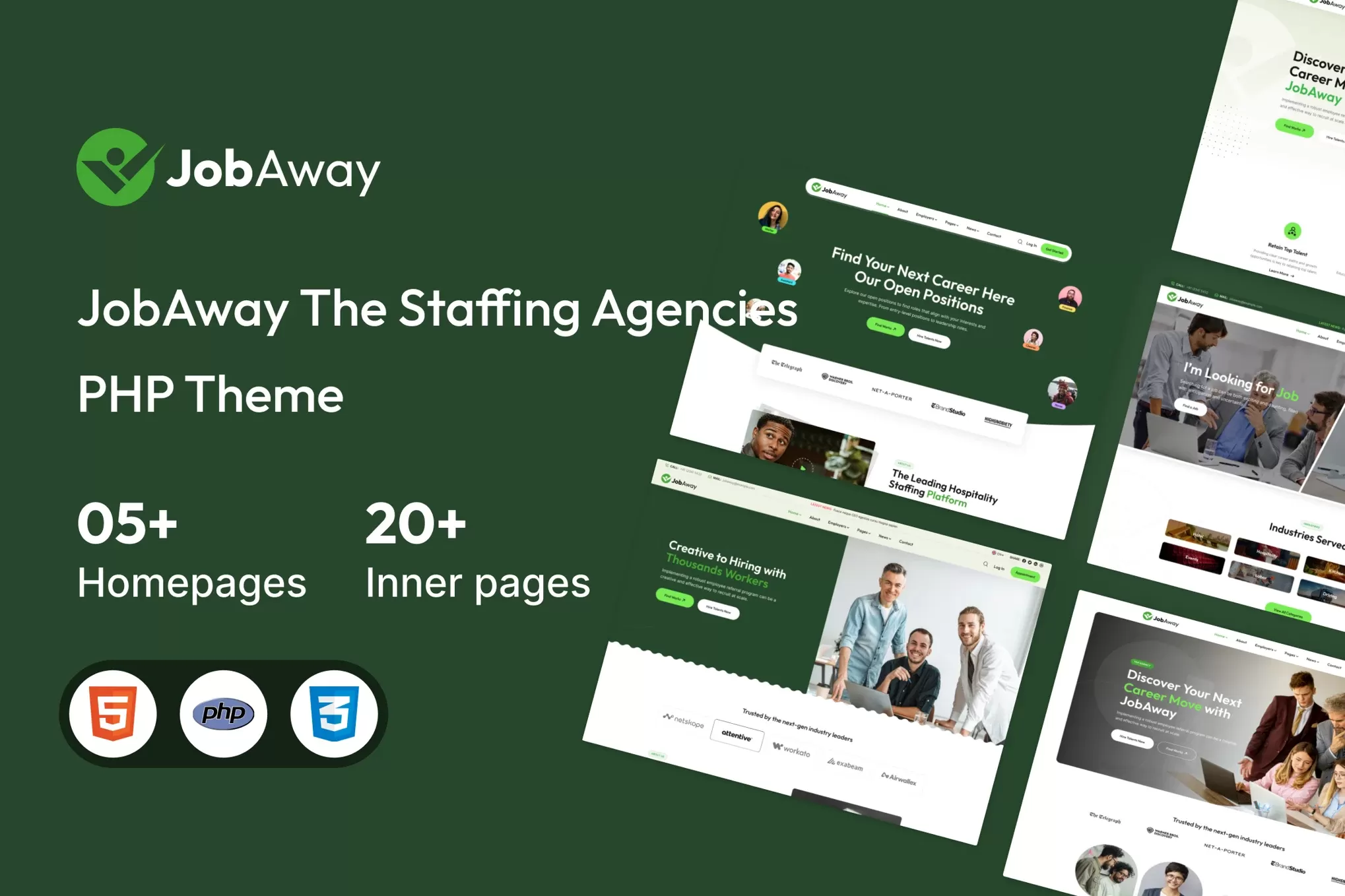 Jobaway – 人力资源PHP模板,招聘机构官网