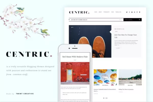 Centric – 多功能Tumblr主题,一站式内容展示