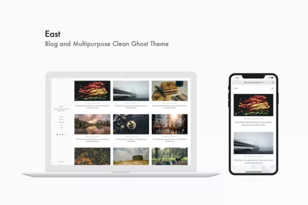 East – Ghost多用途简洁<a href=