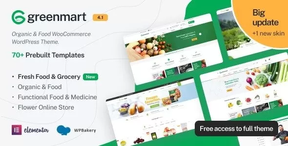 GreenMart 4.3.2 – 有机食品<a href=