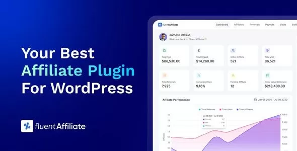 FluentAffiliate Pro 1.6.01 – WordPress联盟会员管理插件