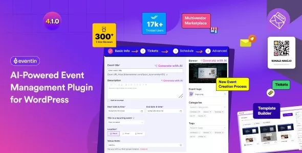 Eventin Pro 4.1.17 – WordPress活动管理插件,AI智能日历