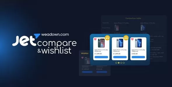 JetCompareWishlist 1.5.13 – Elementor比较心愿单插件