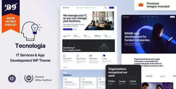 Tecnologia – IT SaaS技术WordPress主题,软件公司官网
