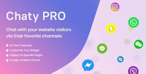 Chaty Pro 3.5.9 – WordPress多渠道聊天插件,WhatsApp客服