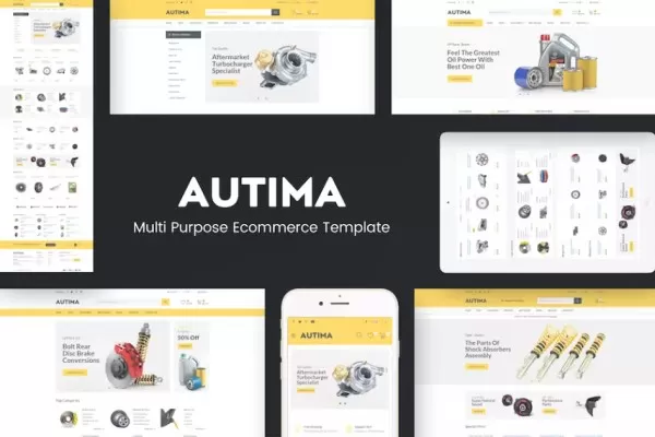 Autima – 汽车配件PrestaShopShop主题,汽配商城