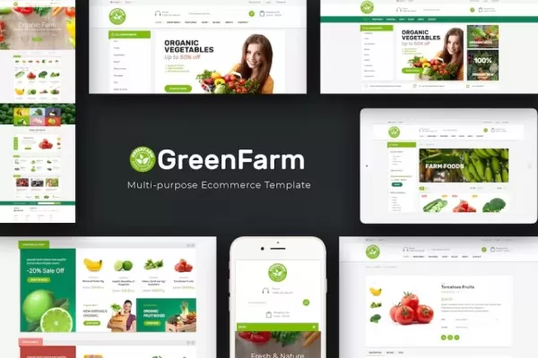 Greenfarm – 有机食品PrestaShopShop主题,生鲜农场电商