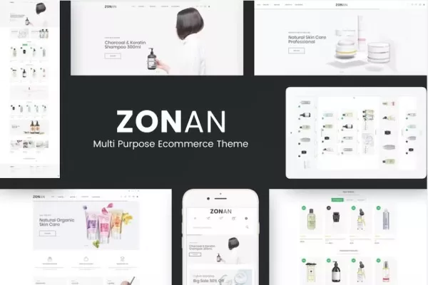 Zonan – 健康美容PrestaShopShop主题,养生化妆品商城