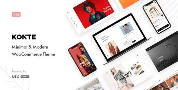 Konte 2.5.1 – 极简现代WooCommerce主题,简约电商