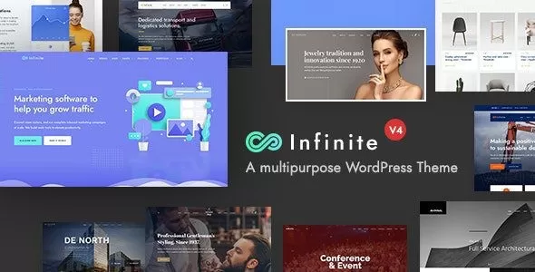 Infinite 4.1.8 – 企业商务WordPress主题,多用途建站