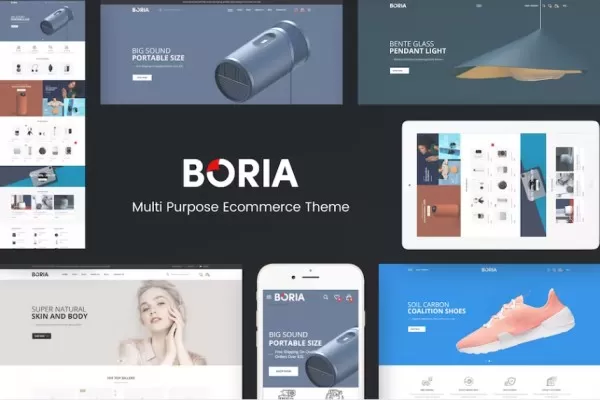 Boria – 多用途响应式PrestaShopShop主题,综合电商
