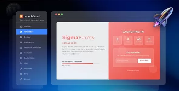 Sigma Forms Pro 1.4.9 – WordPress AI表单构建插件