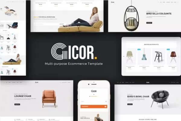 Indecor – 清洁极简OpenCart主题,家居用品商城