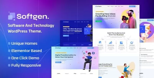 Softgen 1.0.6 – 软件技术WordPress主题,IT公司官网