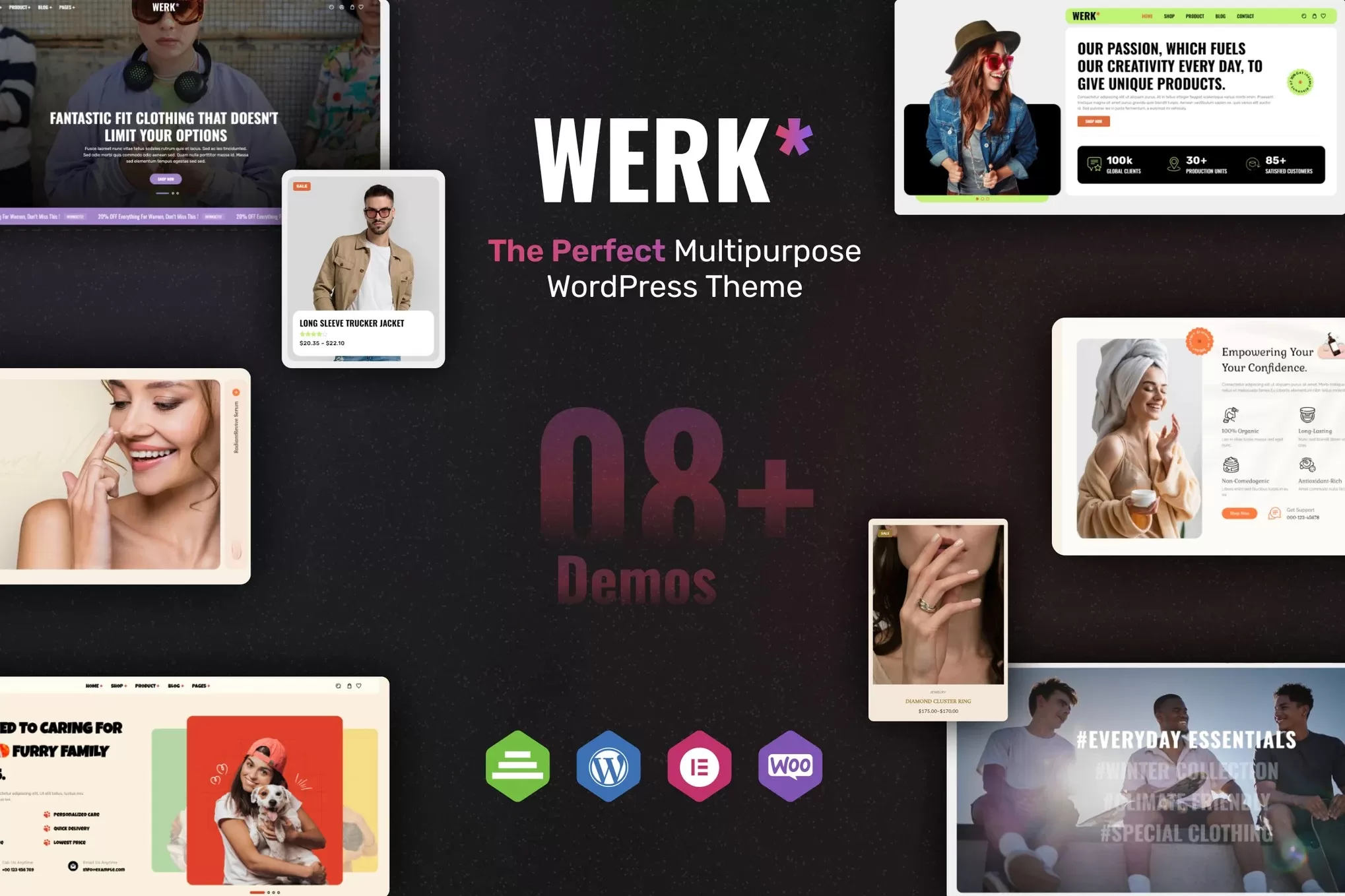 Werk – Elementor多用途WooCommerce主题,电商商城
