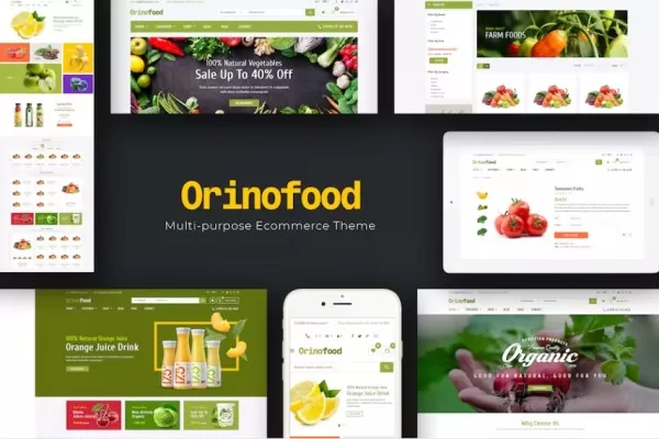 Orinofood – 有机OpenCart主题,天然食品商城