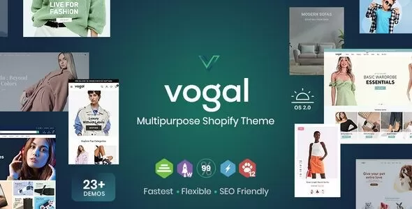 Vogal 2.2 – 多用途Shopify主题,时尚电商建站