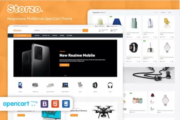 Storzo – 多用途电子商务 Opencart 3 主题