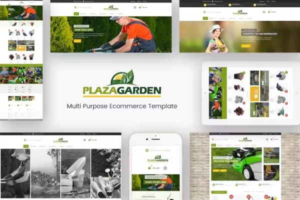 PlazaGarden – 响应式Magento主题,花园园艺电商