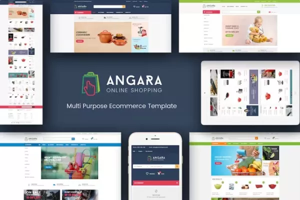 Angara – 响应式Magento主题,多品类电商商城