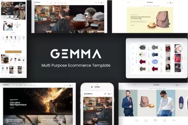 Gemma – 多商店响应式Magento主题,连锁电商官网