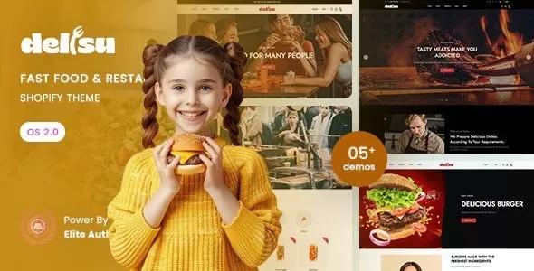 Delisu – 快餐餐厅Shopify 2.0主题,餐饮美食电商