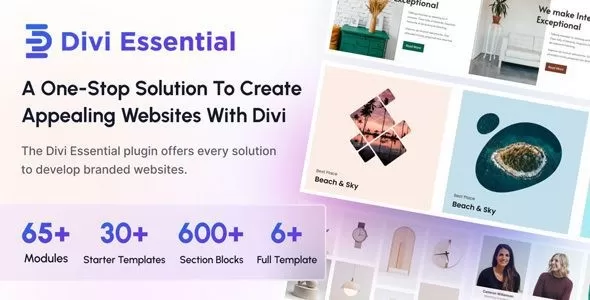 Divi Essential 5.8.3 – Divi主题扩展组件插件