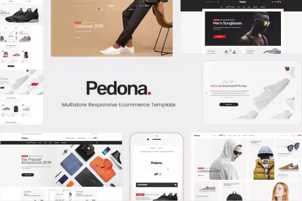 Pedona – 响应式Magento主题,时尚品牌商城