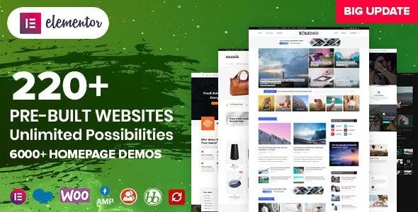 Soledad 8.7.5 – 多功能报纸博客WordPress主题,杂志资讯官网