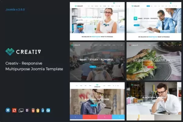Creativ – 响应式多用途Joomla模板,全行业建站