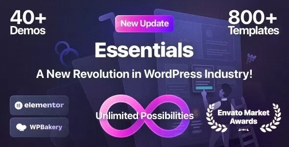 Essentials 4.1.1 – 多用途WordPress主题,全行业通用建站