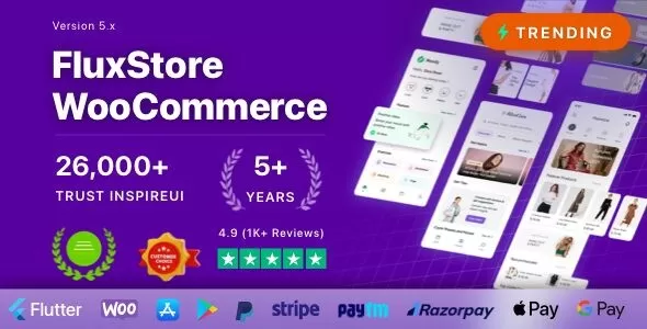 Fluxstore WooCommerce 6.3.0 – Flutter 电商完整应用 – WordPress主题