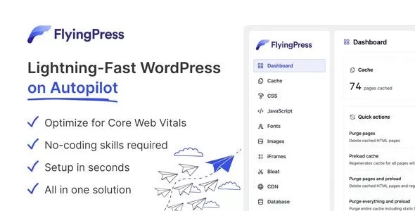FlyingPress 5.6.4 – WordPress极速缓存优化插件