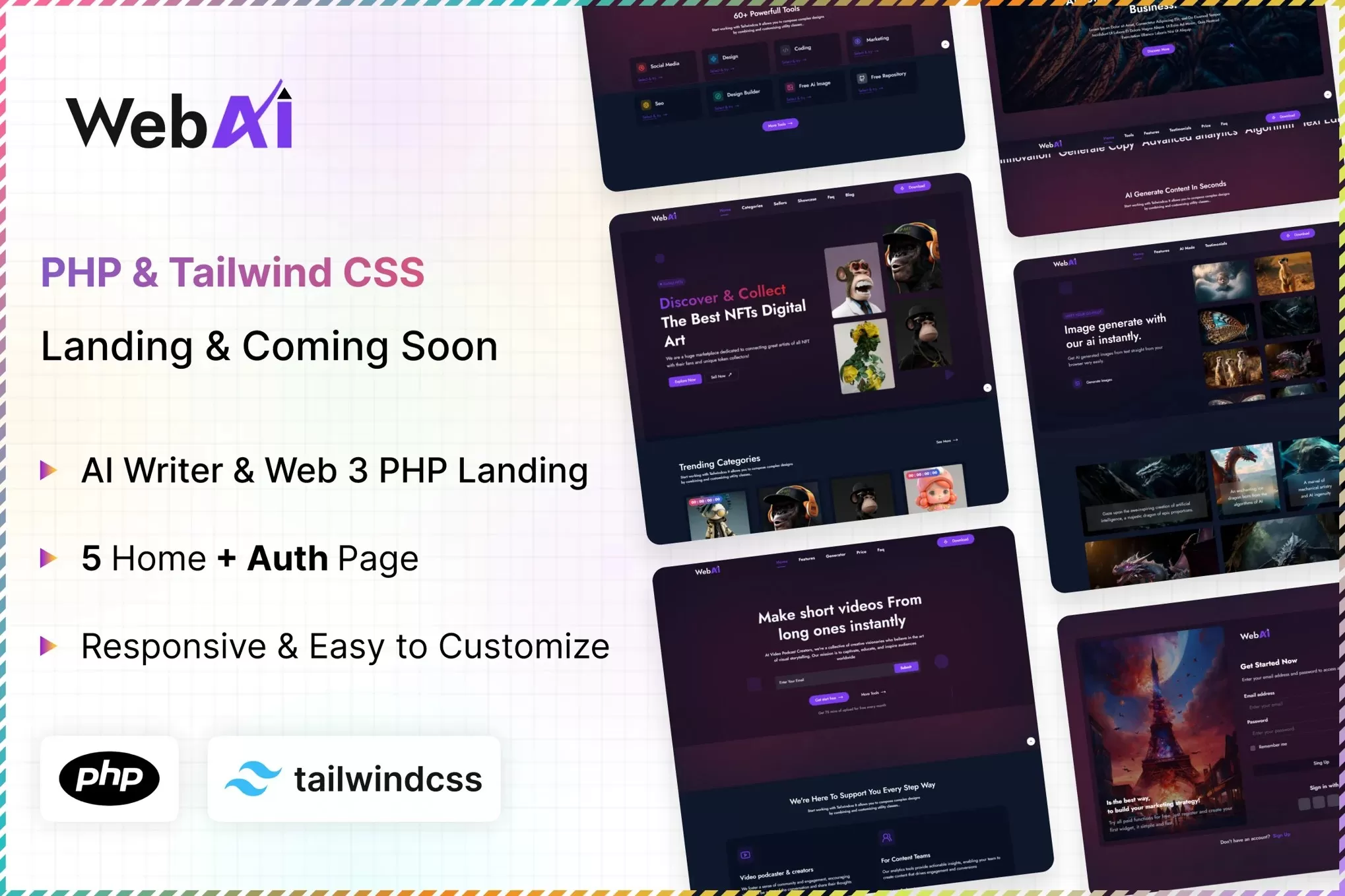 WPBakery Page Builder 9.0 – WordPress可视化页面构建器 – HTML模板