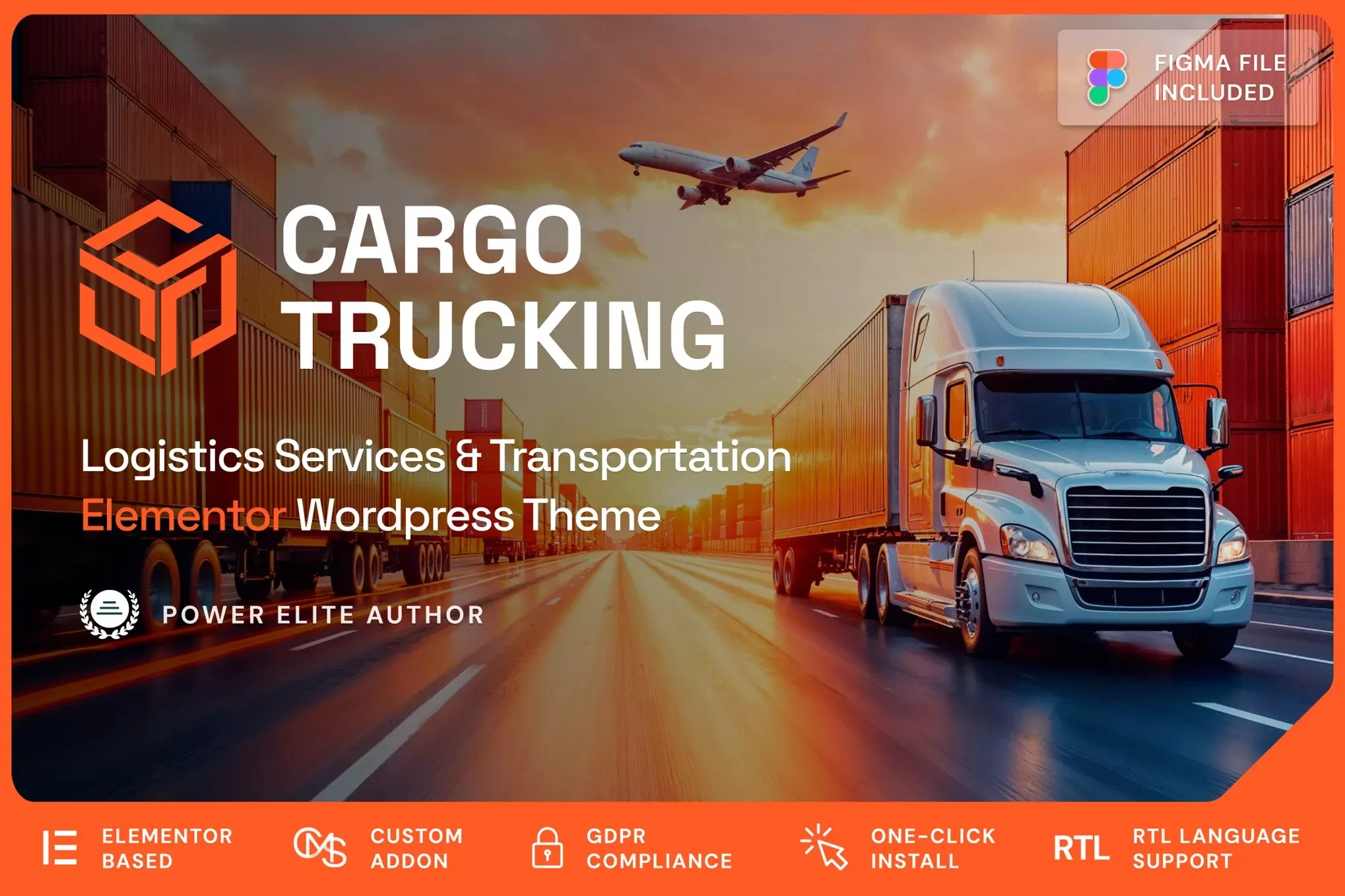 Cargo Trucking – 运输物流WordPress主题,货运公司官网